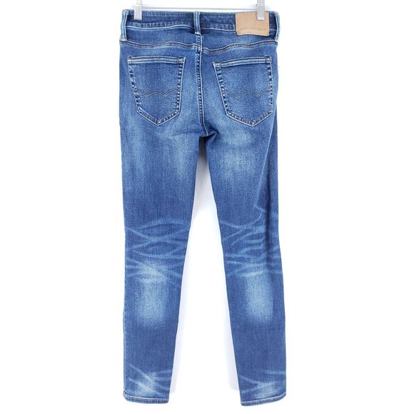 American Eagle Skinny Jeans Mens Size 28/30 Dark - Picture 2 of 7